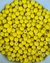 Bolinha Emborrachada Fosca Amarelo canário 8mm – 20 gramas