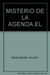 MISTERIO DE LA AGENDA