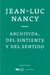 ARCHIVIDA. DEL SINTIENTE Y DEL SENTIDO
