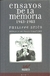 ENSAYO DE LA MEMORIA 1943-1983