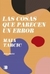 COSAS QUE PARECEN UN ERROR, LAS
