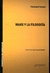MARX Y LA FILOSOFIA