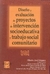 DISEÑO Y EVALUACION DE PROYECTOS DE INTERVENCION SOCIEDUCATIVA Y TRABAJO SOCIAL COMUNITARIO