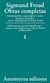 OBRAS COMPLETAS 01 FREUD - PUBLICACIONES PREPSICOANALÍTICAS Y MANUSCRITOS INÉDITOS EN VIDA DE FREUD
