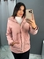 Parka Sarja C/Pelinhos - Rosa - Loja B'Mikaylla