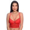 Sutiã cropped com strappy na internet