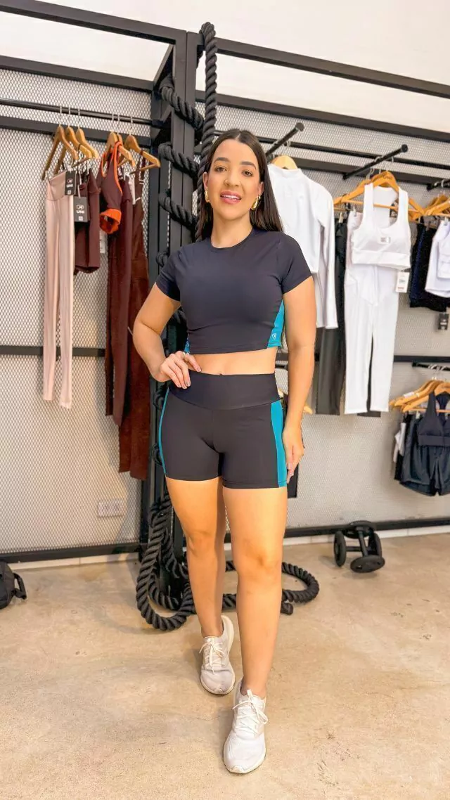 Cropped Livia Preto/Verde
