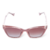 Óculos de Sol Feminino Quadrado Gatinho Polarizado Koom Luminous Lens - Nude - comprar online
