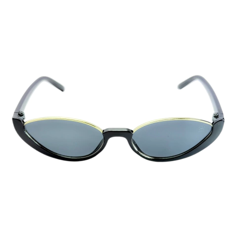 Óculos de Sol Feminino Retrô Gatinho Koom Florescer - Preto - comprar online