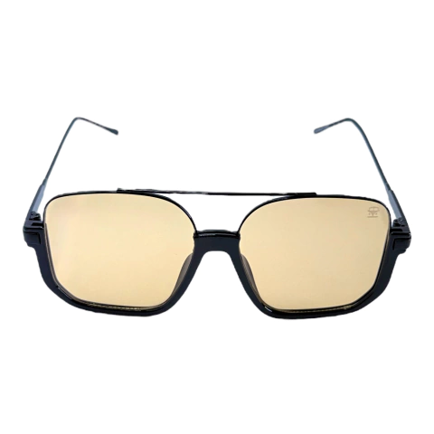 Óculos de Sol Unissex Retrô Koom Florescer- Lente Marrom Cristal