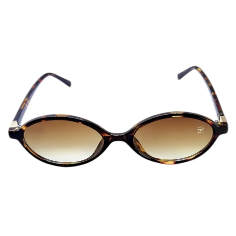 Óculos de Sol Oval Koom Florescer - Lente Marrom Degradê - comprar online