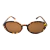 Óculos de Sol Oval Koom Florescer - Tartaruga - comprar online