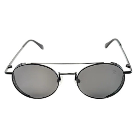 Óculos de Sol Polarizado Redondo Unissex Steampunk Koom Florescer - Preto - comprar online