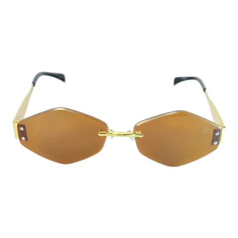 Óculos de Sol Triangle Koom Shine - Marrom - comprar online