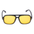 Óculos de Sol Unissex Aviador Retrô Koom Shine - Amarelo - comprar online
