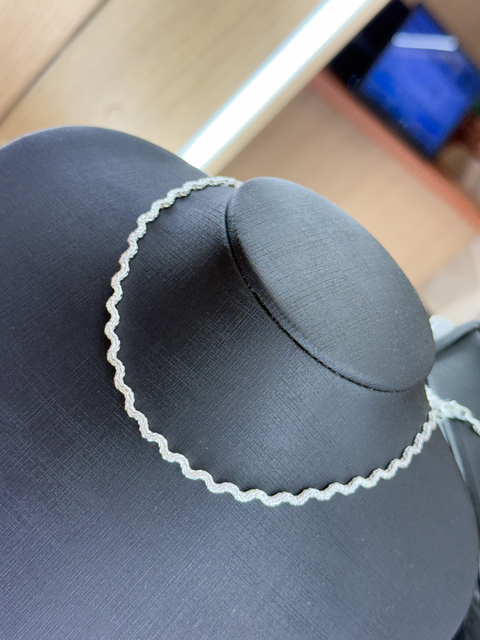 CHOKER ONDAS - PRATA