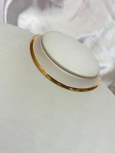 CHOKER LAMINADA - DOURADA