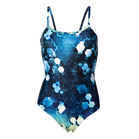 Maiô Estampado Azul