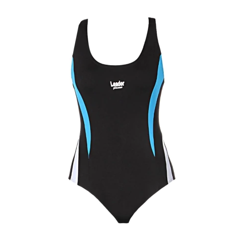 Maiô Helanca Preto/Azul/Branco