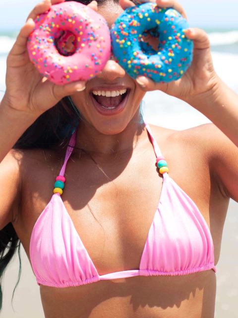 Top Biquíni Liz - Rosa Candy - comprar online