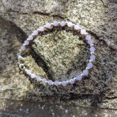 Pulsera cristales pastel - comprar online