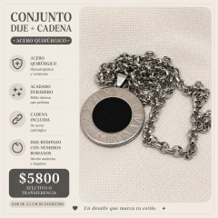 Conjunto de acero quirúrgico