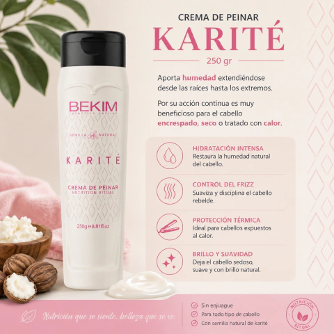 Crema de peinar Karité Bekim