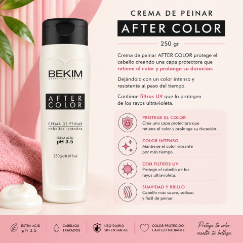 Crema de peinar AFTER COLOR Bekim