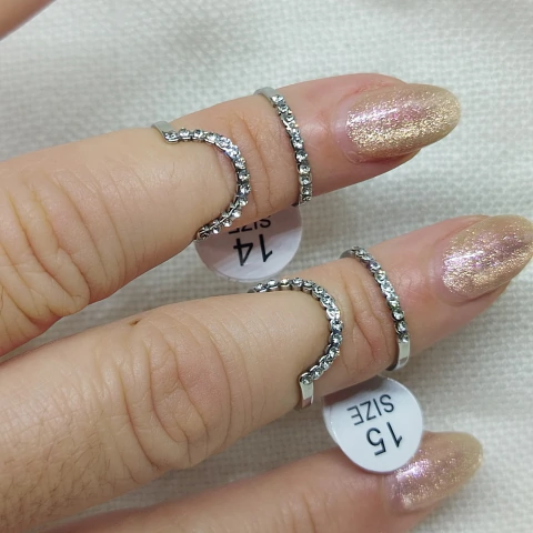 Anillos falange strass AQ