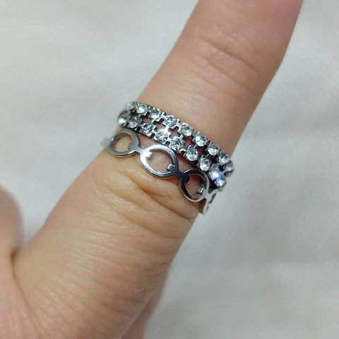 Anillo acero quirúrgico #18