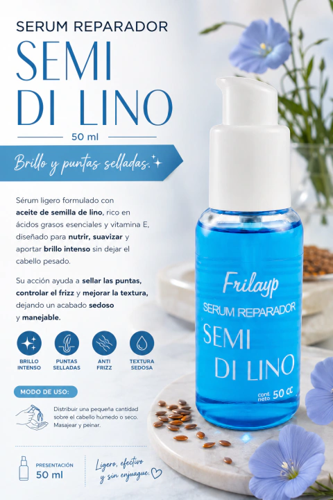 Serum Semi di lino de Frilayp 50 ml.