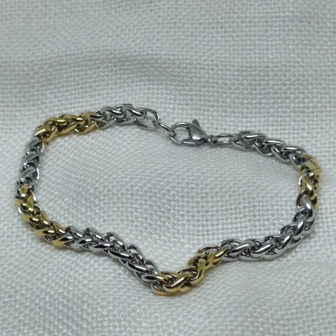 Pulsera espiga combinada