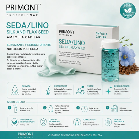 Ampolla capilar Seda/Lino Primont