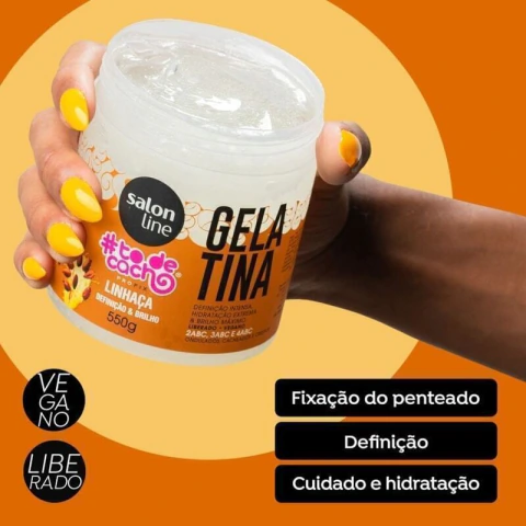 Gelatina para Cuidado Capilar Salon Line