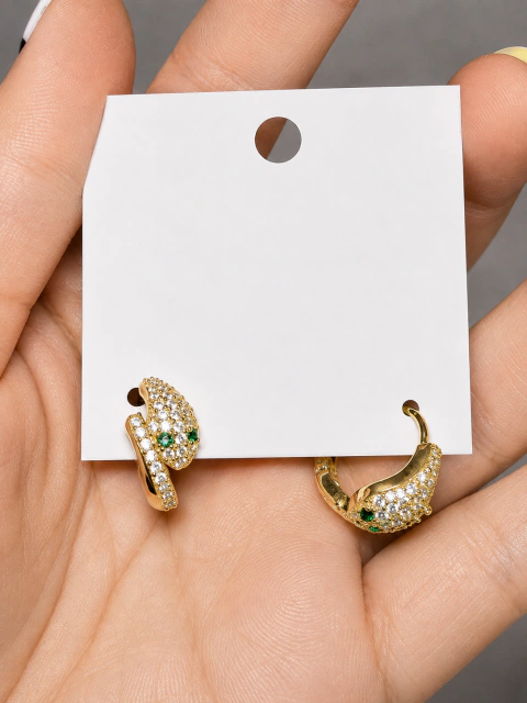 Serpiente strass cierre click AD