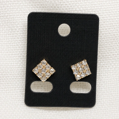 Aro 9 strass cuadrado
