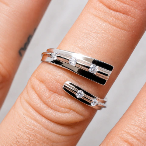 Anillo extensible estrella fugaz