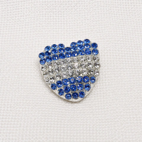 Corazón strass 2 cm