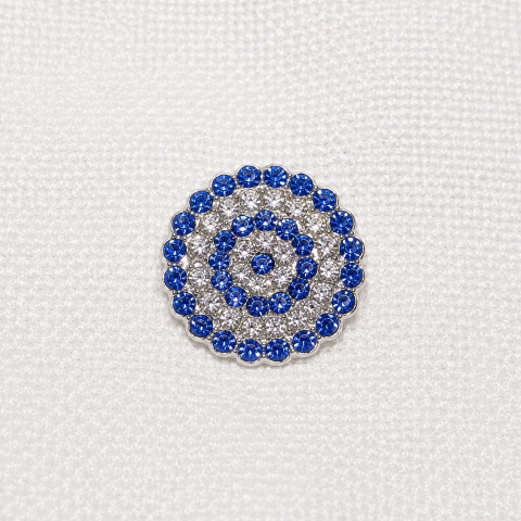 Escarapela 2 cm strass