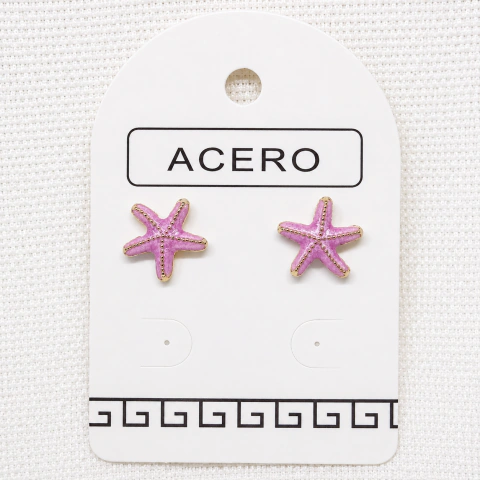Estrella de mar acero dorado