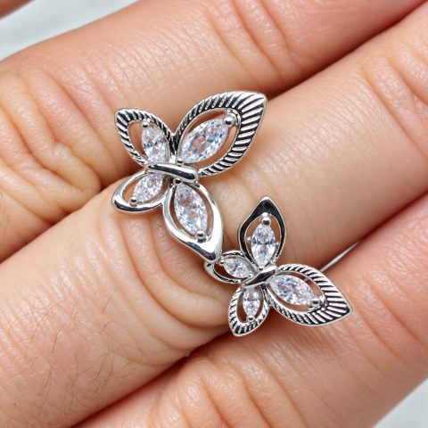 Anillo extensible mariposas