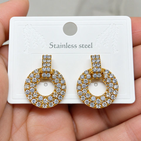 Aros de fiesta donna dorado