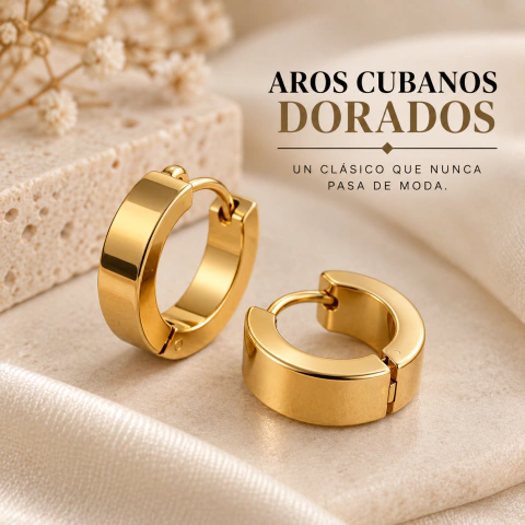 Aro cubano AD (par)