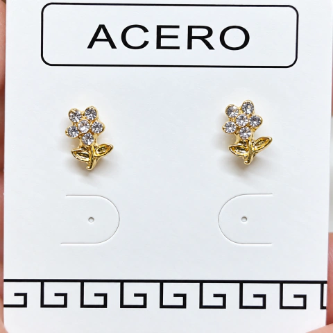 Mini flor con strass