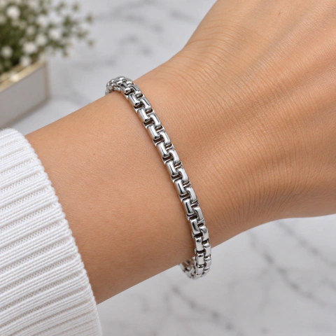Pulsera de acero quirúrgico de 3,0 mm