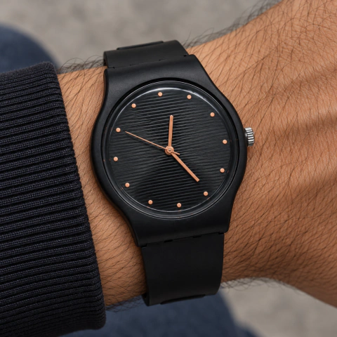 Reloj black malla de silicona