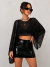 Saia Feminina Verniz Preta - comprar online