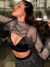 Cropped Tela de Strass - comprar online