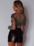 Cropped Tela de Strass na internet