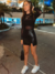 Saia Feminina Couro com Fenda - comprar online